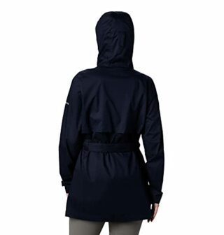 Columbia Pardon My Trench Regenjacke Damen, Schwarz