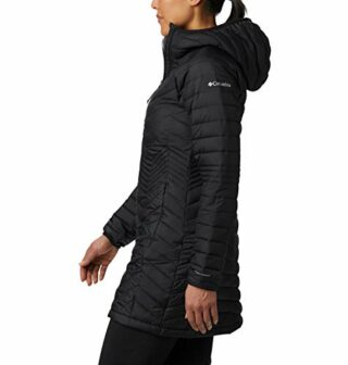 Columbia Powder Lite Steppmantel Damen, Schwarz