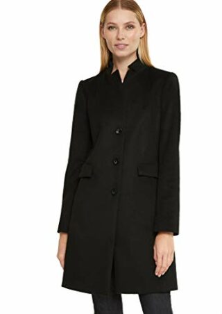 Comma 601.12.008.16.151.2049807 Wollmantel Damen, Schwarz