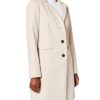 Comma 8143 Wollmantel Damen, Beige