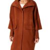 Comma 8757 Wollmantel Damen, Braun