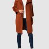 Comma 8757 Wollmantel Damen, Braun