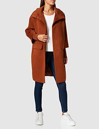 Comma 8757 Wollmantel Damen, Braun