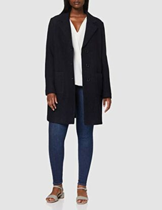 Comma 8C.002.52.4250 Wollmantel Damen, Blau