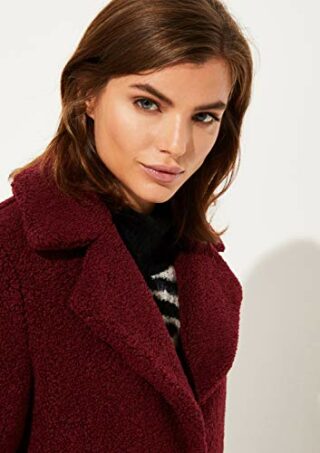 Comma 8C.910.52.2096 Wollmantel Damen, Rot