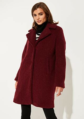 Comma 8C.910.52.2096 Wollmantel Damen, Rot