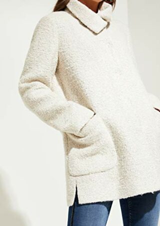 Comma 8T.908.51.2159 Wollmantel Damen, Beige