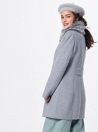 Comma 8T.909.52.4184 Wollmantel Damen, Grau