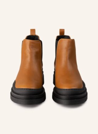 Copenhagen Chelsea Boots Damen, Braun
