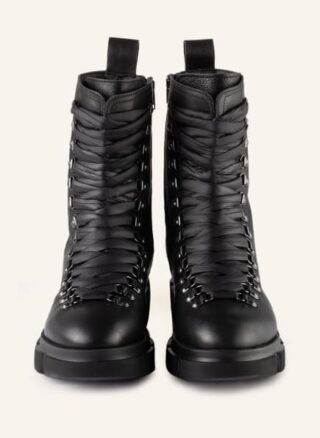 Copenhagen Schnürboots Damen, Schwarz
