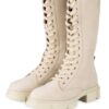 Copenhagen Schnürstiefel Damen, Beige