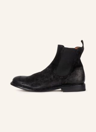 Cordwainer Chelsea Boots Herren, Schwarz
