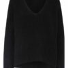 CosyLovePure Cashmere-Pullover Damen, Schwarz