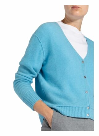 CosyLovePure Cashmere-Strickjacke Damen, Blau
