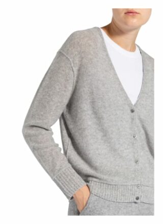 CosyLovePure Cashmere-Strickjacke Damen, Grau