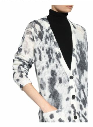 CosyLovePure Strickjacke Damen, Weiß