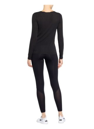 DEHA Longsleeve Damen, Schwarz