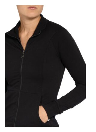 DEHA Sweatjacke Damen, Schwarz