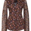 DESOTO Fay Bluse Damen, Schwarz