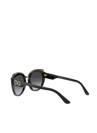 D&G dg4383 Sonnenbrille Damen, Schwarz