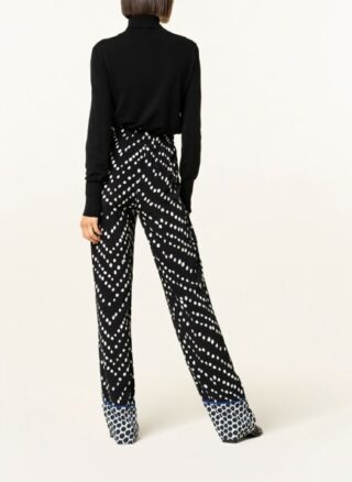 DIANE VON FURSTENBERG Denise Marlenehose Damen, Schwarz