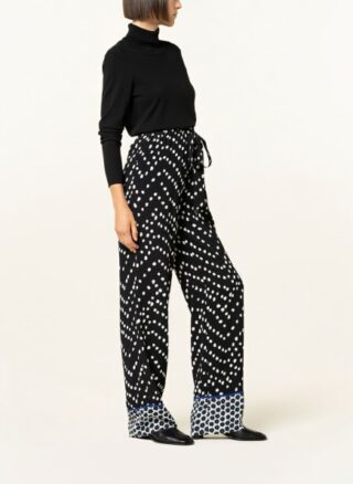 DIANE VON FURSTENBERG Denise Marlenehose Damen, Schwarz