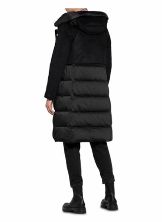 DUNO Cecile Daunenmantel Damen, Schwarz
