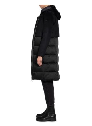 DUNO Cecile Daunenmantel Damen, Schwarz