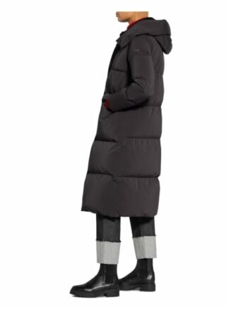 DUNO Fully Daunenmantel Damen, Schwarz