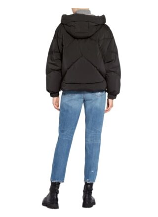 DUNO Peggie Oversized-Daunenjacke Damen, Schwarz