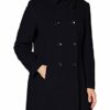 Daniel Hechter 680 Wollmantel Damen, Schwarz