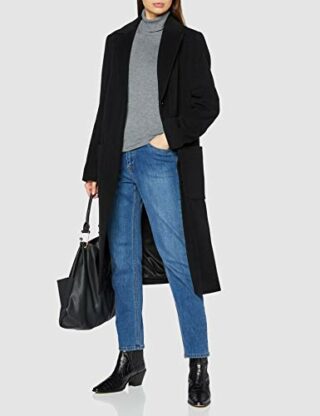Daniel Hechter 990 Wollmantel Damen, Schwarz