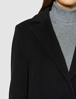 Daniel Hechter 990 Wollmantel Damen, Schwarz