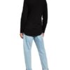 Denham Ingo Longsleeve Herren, Schwarz