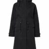 Derbe City Break Regenjacke Damen, Schwarz