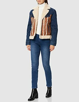 Desigual CHAQ_Daniela Jeansjacke Damen, Braun