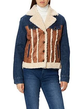 Desigual CHAQ_Daniela Jeansjacke Damen, Braun