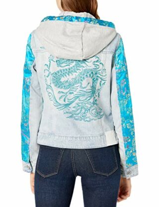 Desigual Chaq Carson Jeansjacke Damen, Blau