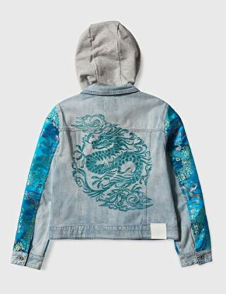 Desigual Chaq Carson Jeansjacke Damen, Blau