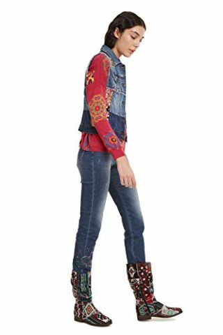 Desigual Chaq Linz Jeansjacke Damen, Blau
