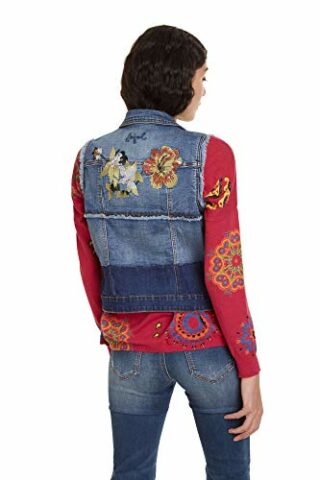 Desigual Chaq Linz Jeansjacke Damen, Blau