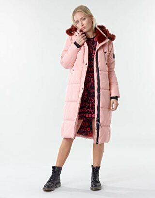 Desigual Padded Sveta Steppmantel Damen, Pink
