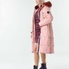 Desigual Padded Sveta Steppmantel Damen, Pink