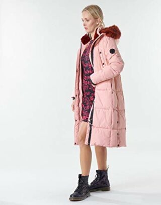 Desigual Padded Sveta Steppmantel Damen, Pink