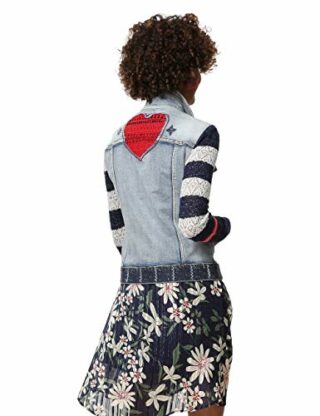 Desigual Sailor Lover Jeansjacke Damen, Blau