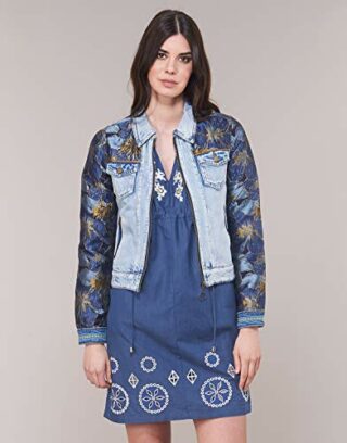 Desigual Sunset Jeansjacke Damen, Blau