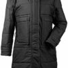 Didriksons Elaine Steppmantel Damen, Schwarz
