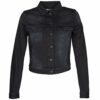 Diesel Gioen-R Giacca Jeansjacke Damen, Schwarz