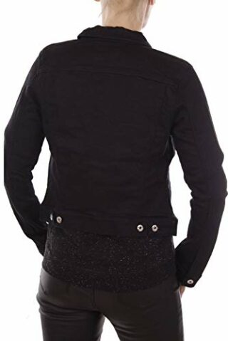 Diesel R-Pesc RF684 Jeansjacke Damen, Schwarz