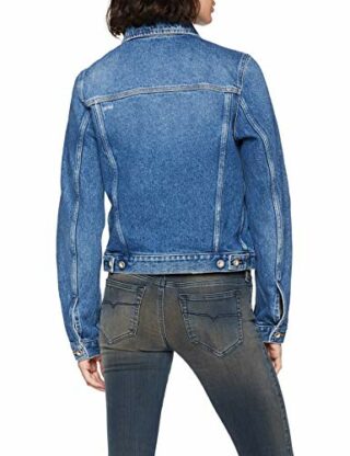 Diesel Velvet Jeansjacke Damen, Blau